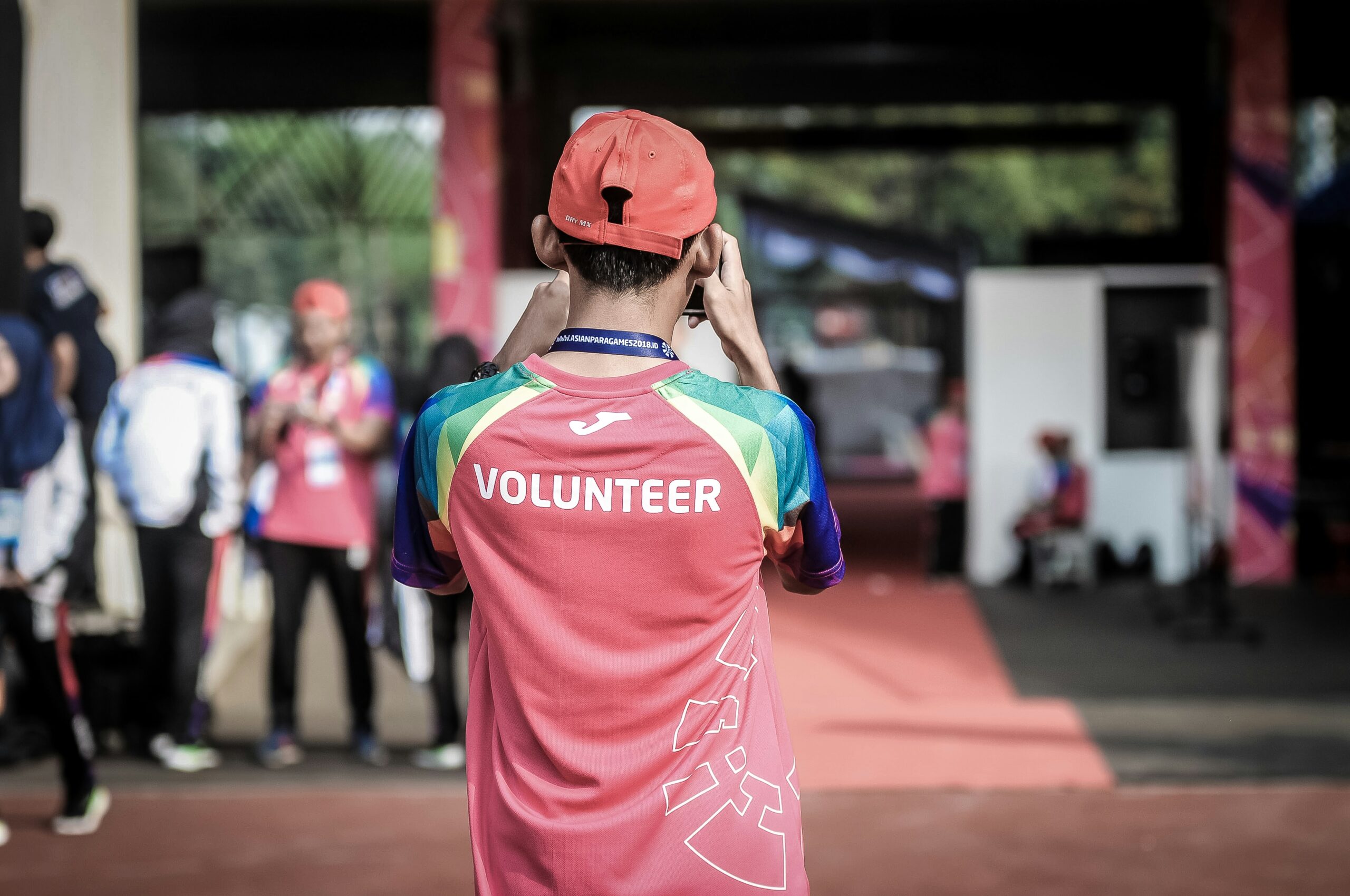 Community volunteers working together