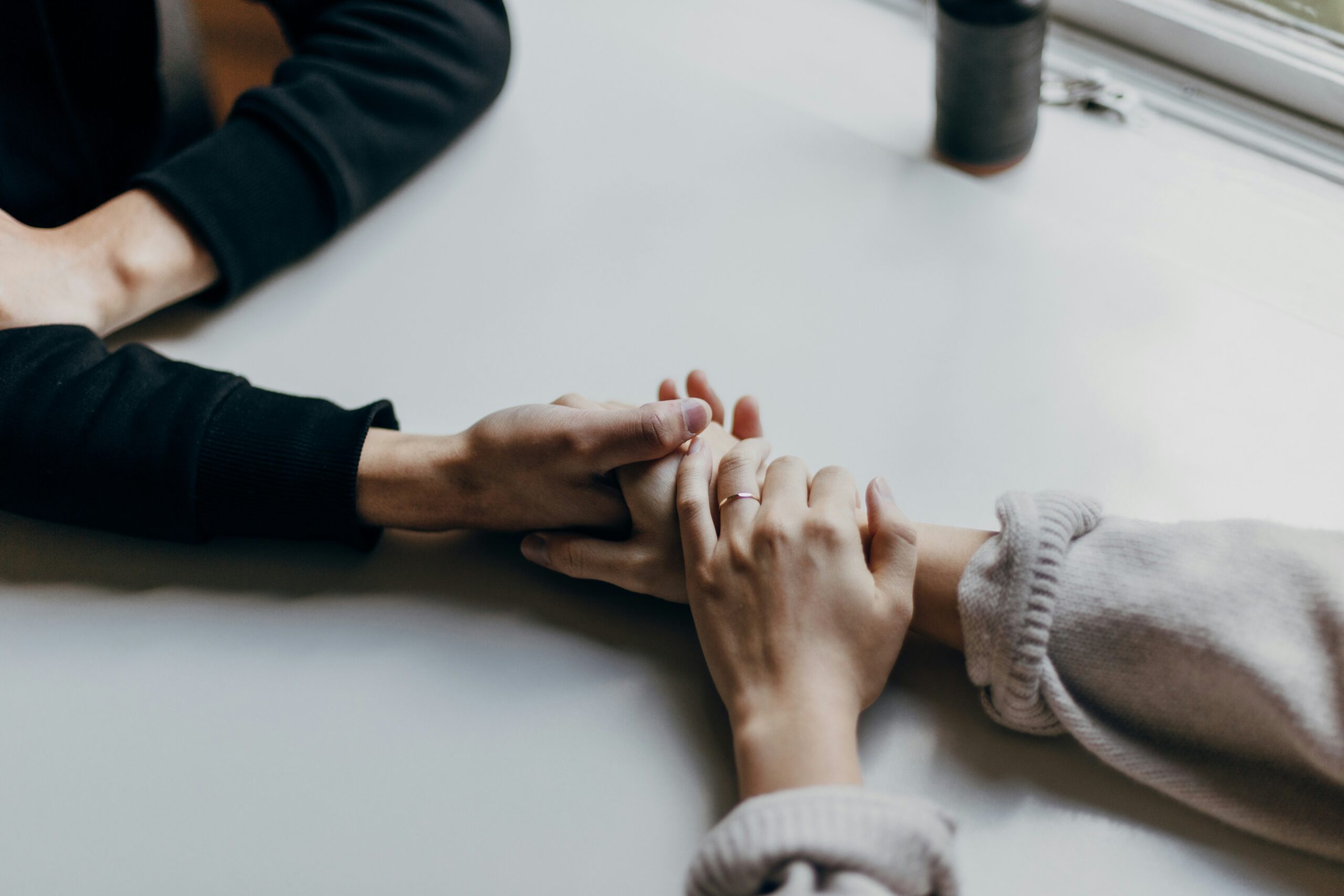 A quiet moment of prayer and care